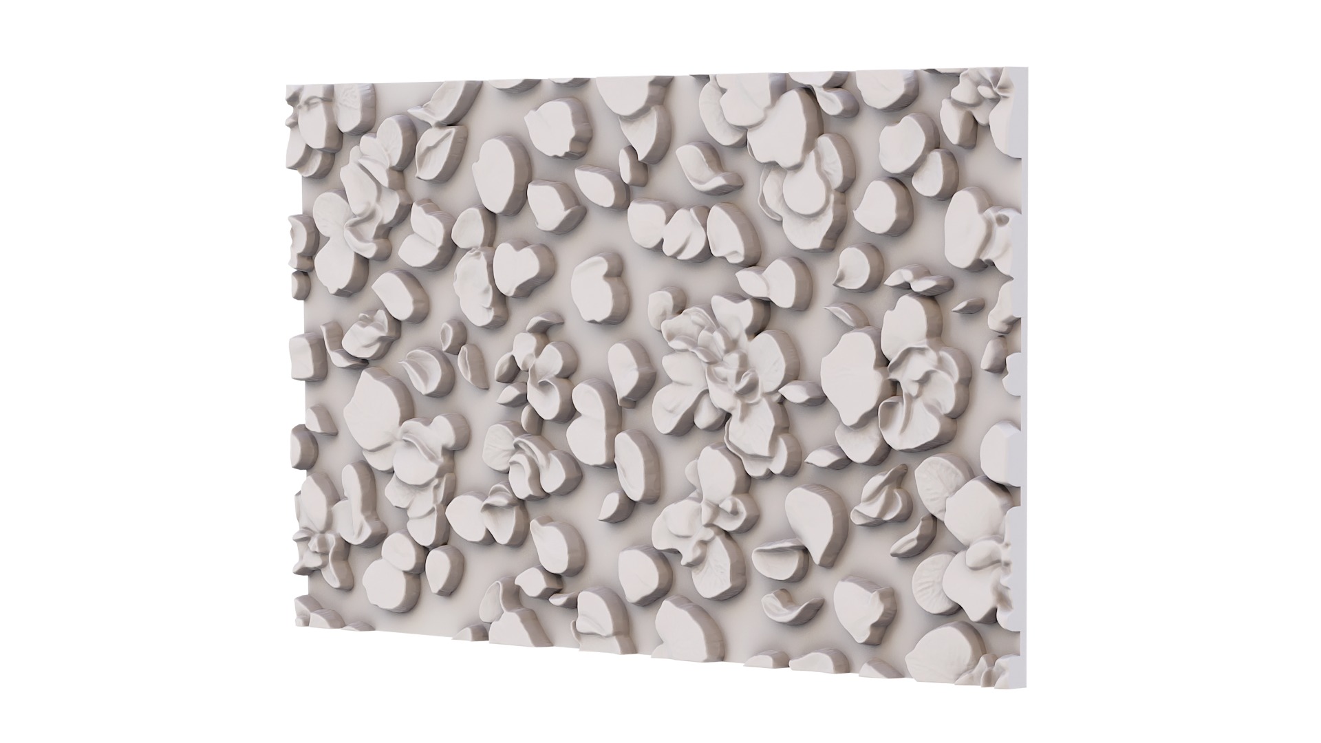 decor set wall panel wall relief mural CNC 54 3D model_2