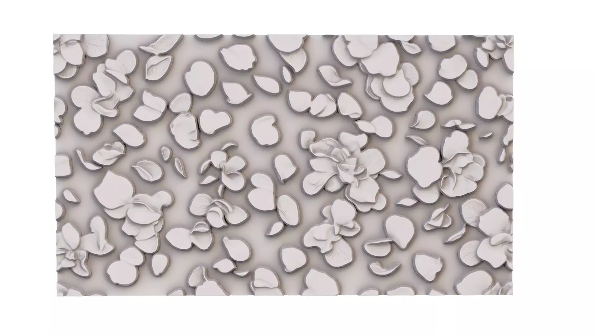 decor set wall panel wall relief mural CNC 54 3D model_0