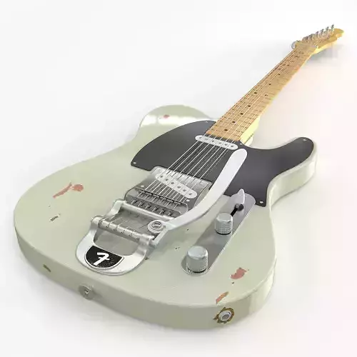 Fender Telecaster Cream 3D model