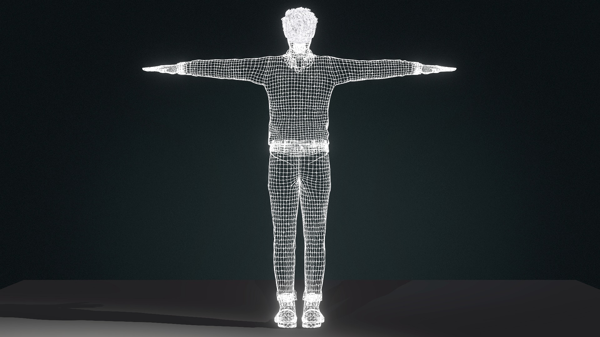 vegetarian Low-poly 3D model_5