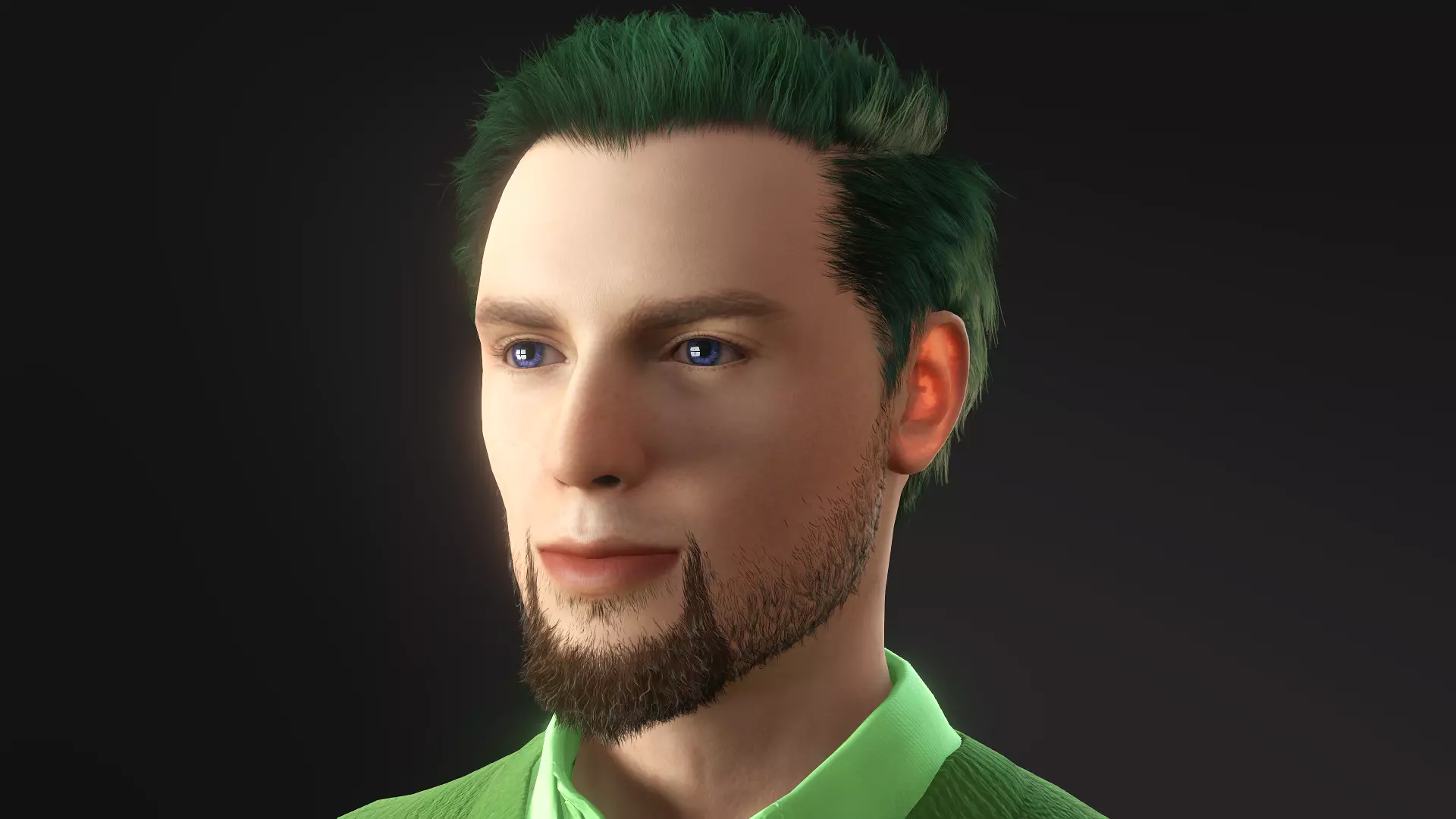 vegetarian Low-poly 3D model_0