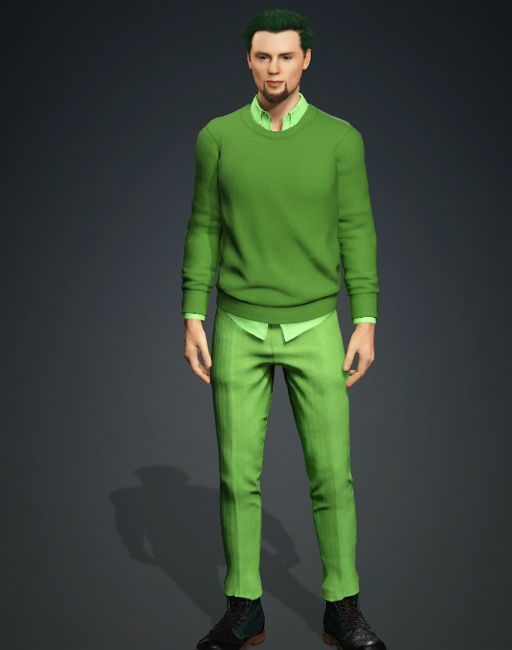 vegetarian Low-poly 3D model_8