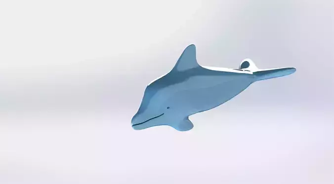 Dolphin keychain