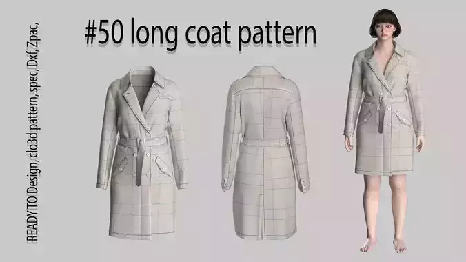 50 long coat pattern