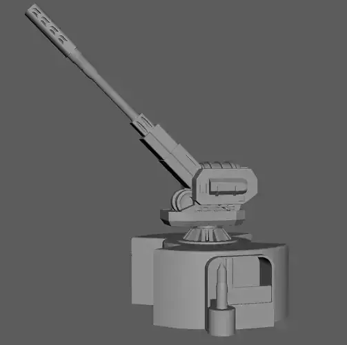 Helldivers 2  SEAF Artillery with Shell 3D print model
