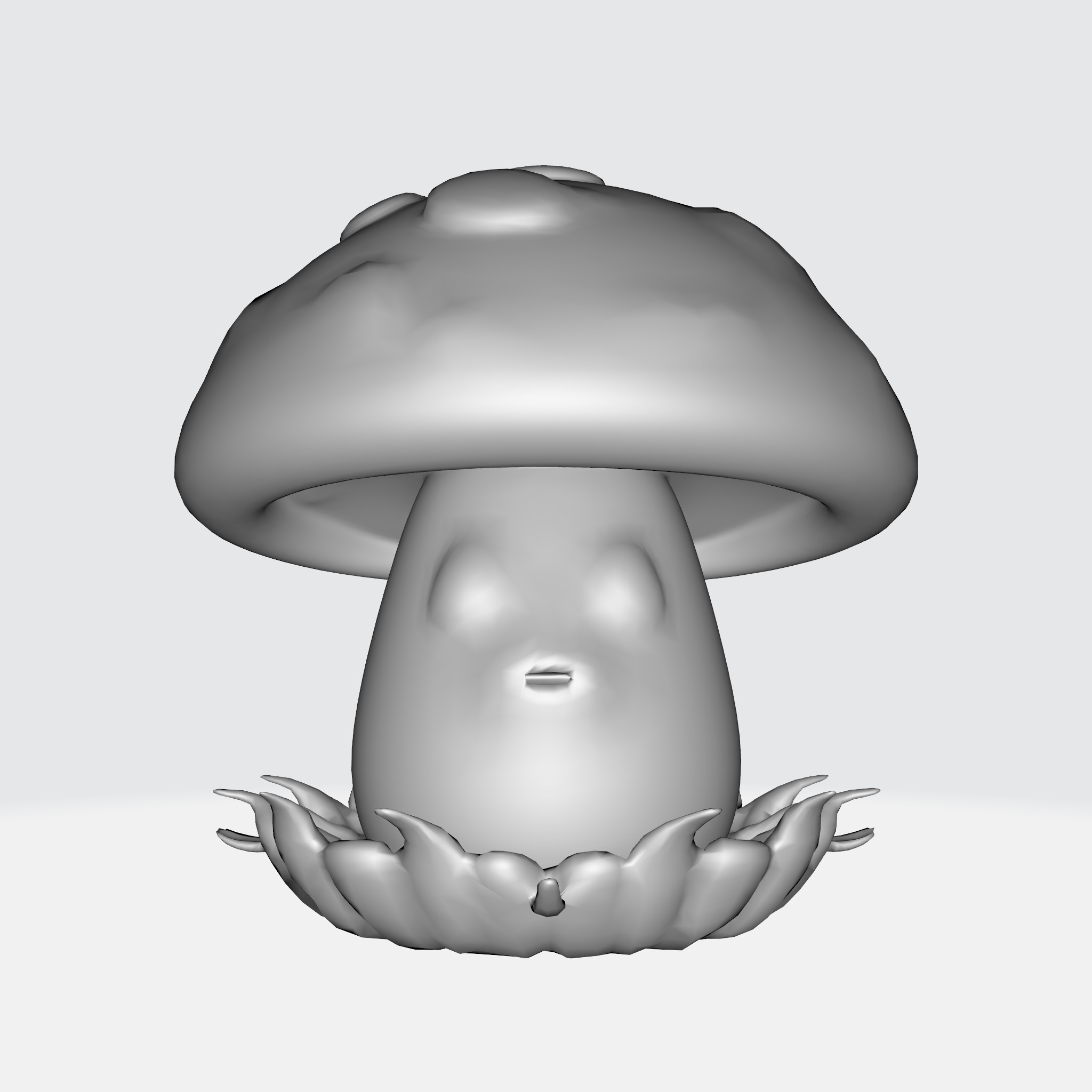 cartoon mushroom 3D model_8