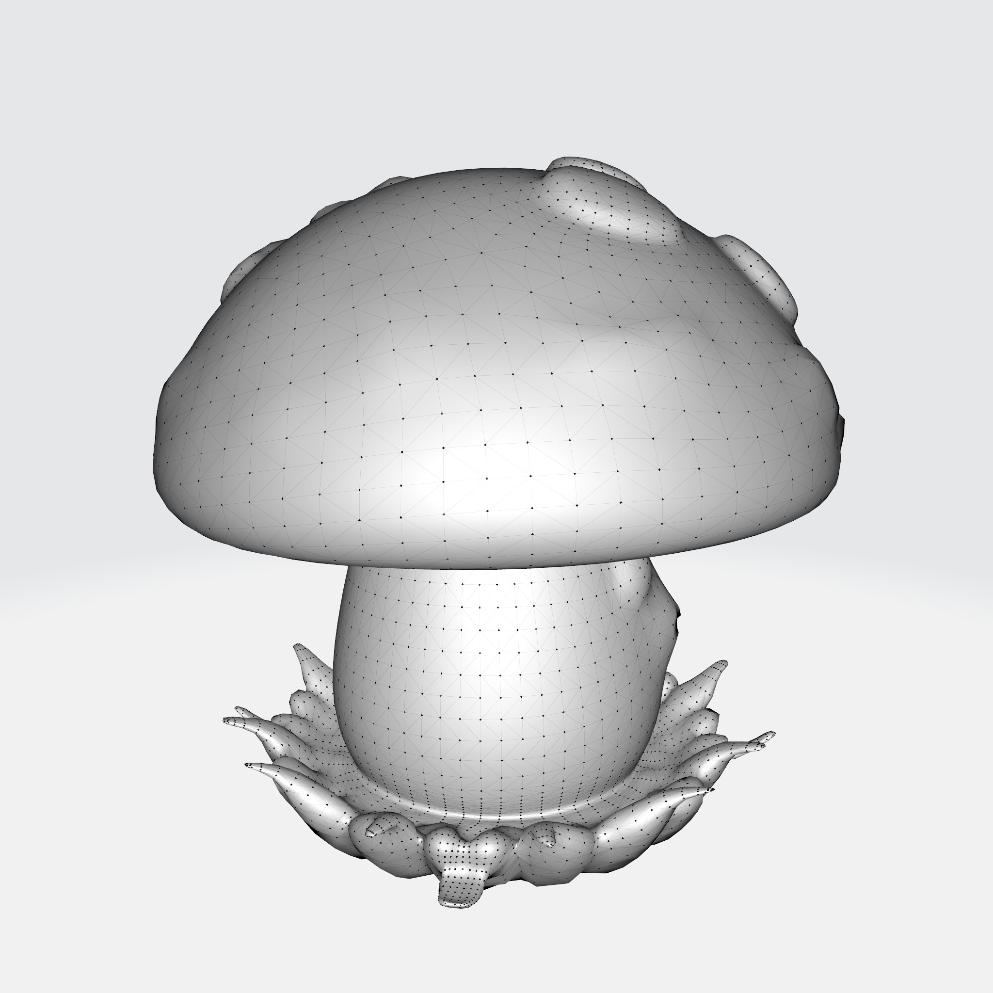 cartoon mushroom 3D model_15