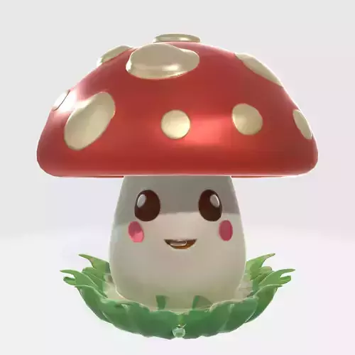 cartoon mushroom