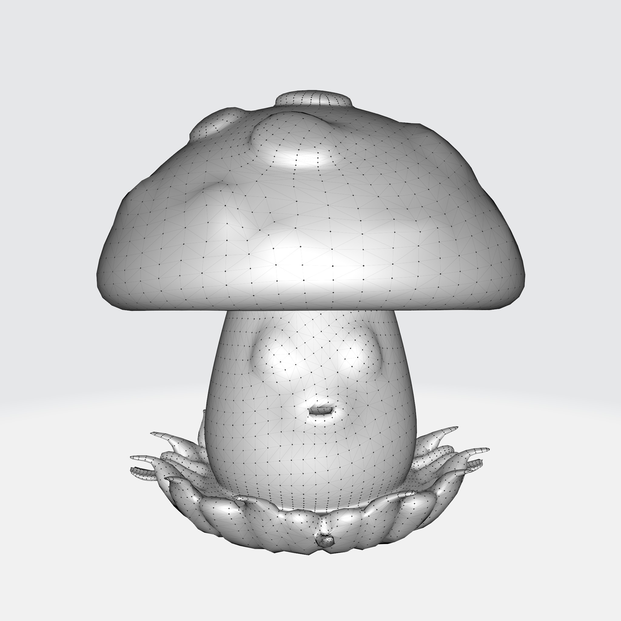 cartoon mushroom 3D model_13