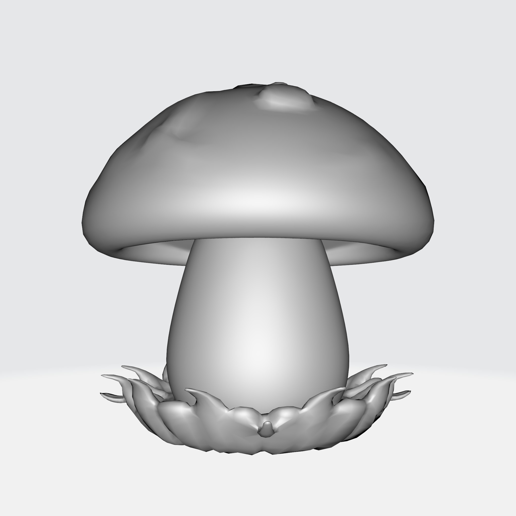 cartoon mushroom 3D model_9
