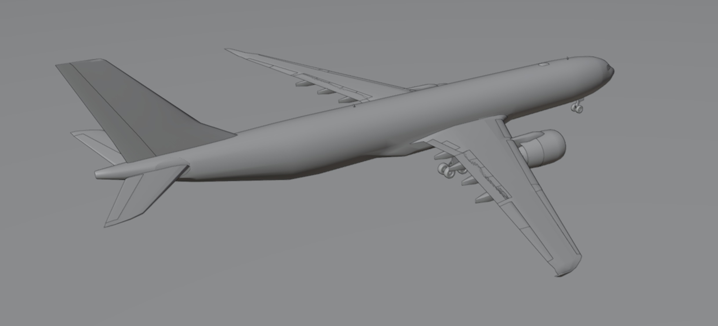 Airbus a330-900neo model with cockpit low poly 10 liveries 3D Model Collection_14