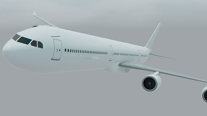 Airbus A340 3D model
