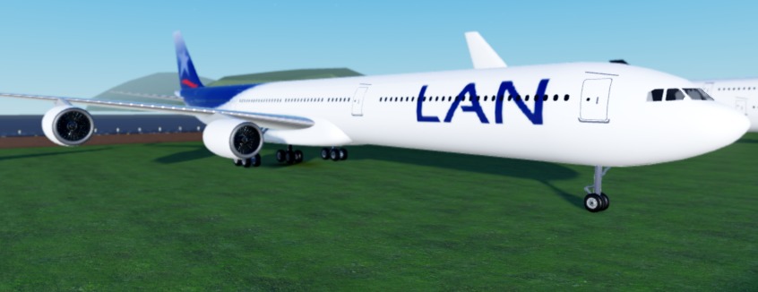 Airbus A340 3D model_1