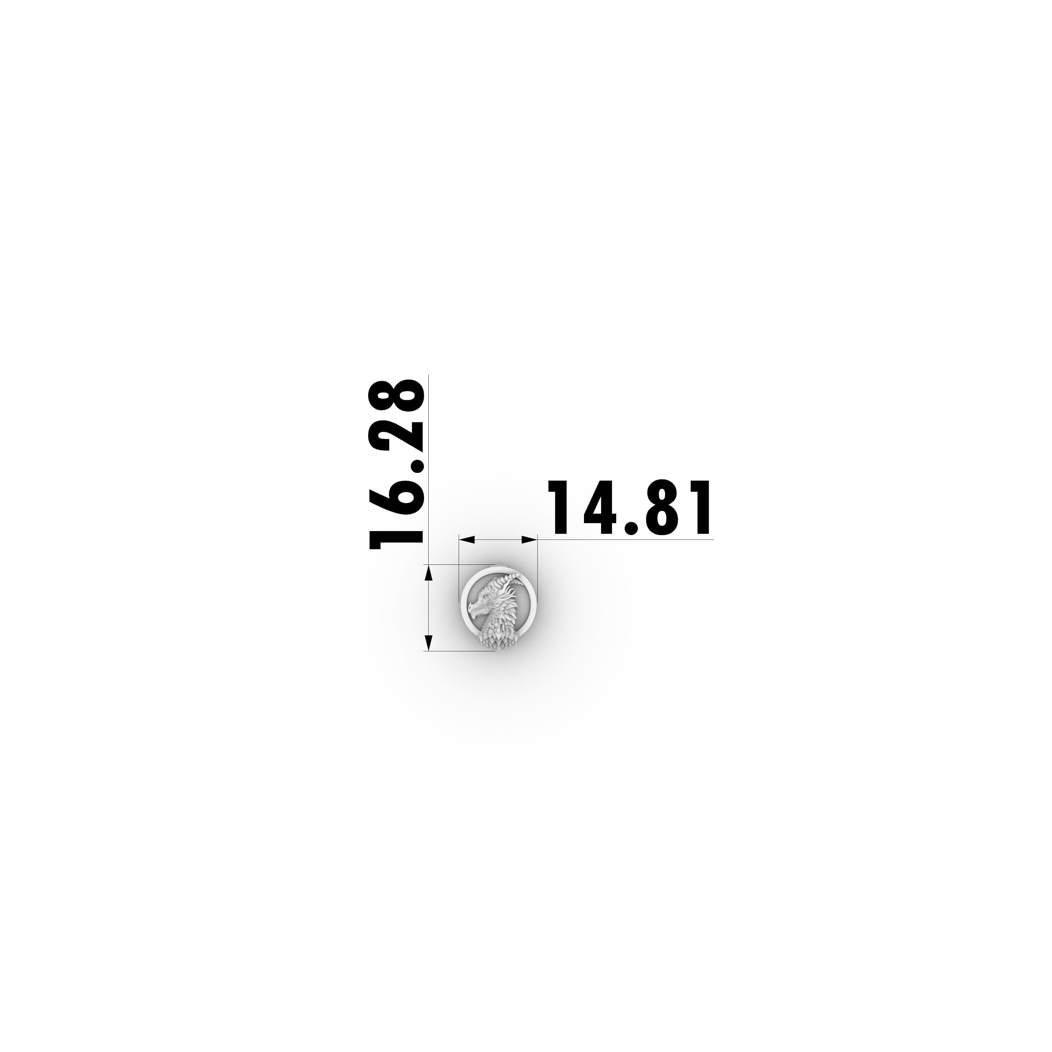 Dragon Pendant 3D print model_18