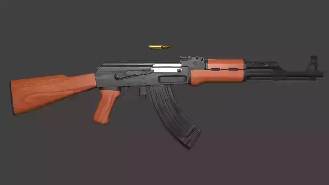 ak47-blender-3D-model