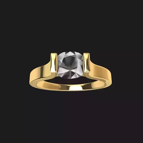 Stylish Tension Setting Ring