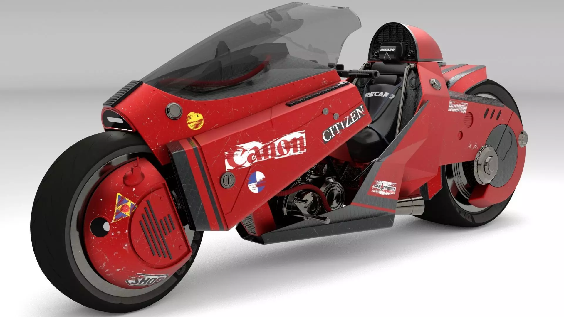 Akira Bike  3D model_0