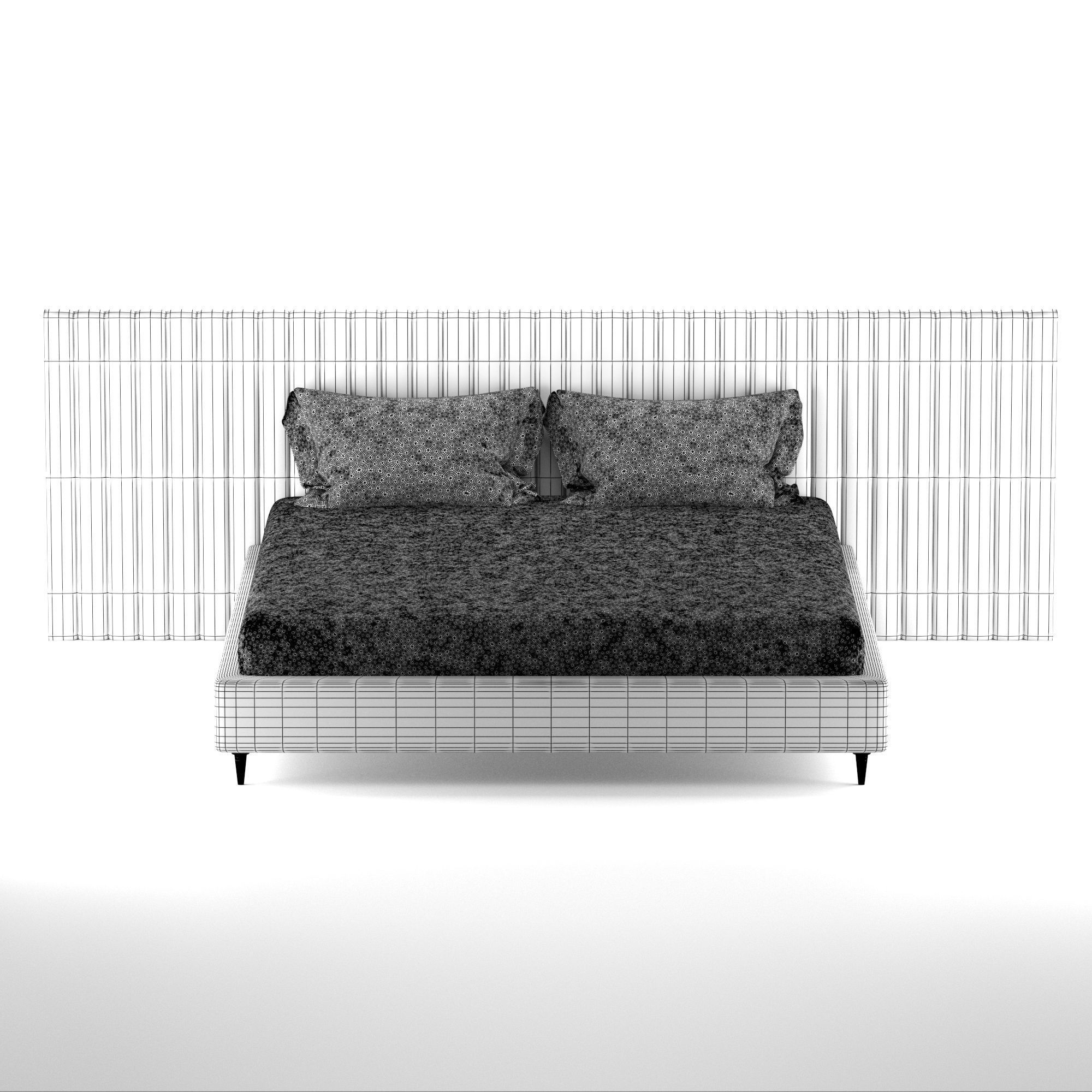 sofa bed Free 3D model_1