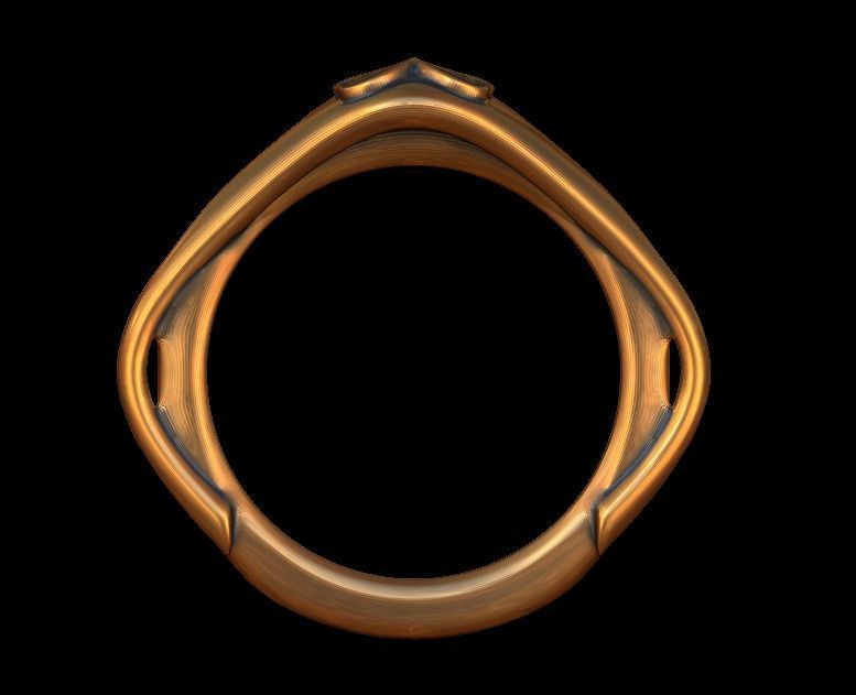 Unique Shaped Ring 3D print model_18