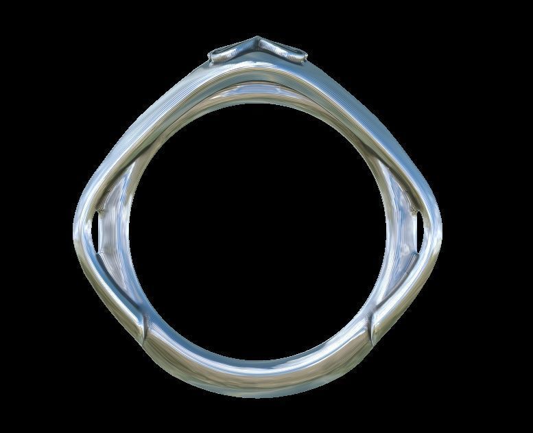 Unique Shaped Ring 3D print model_9