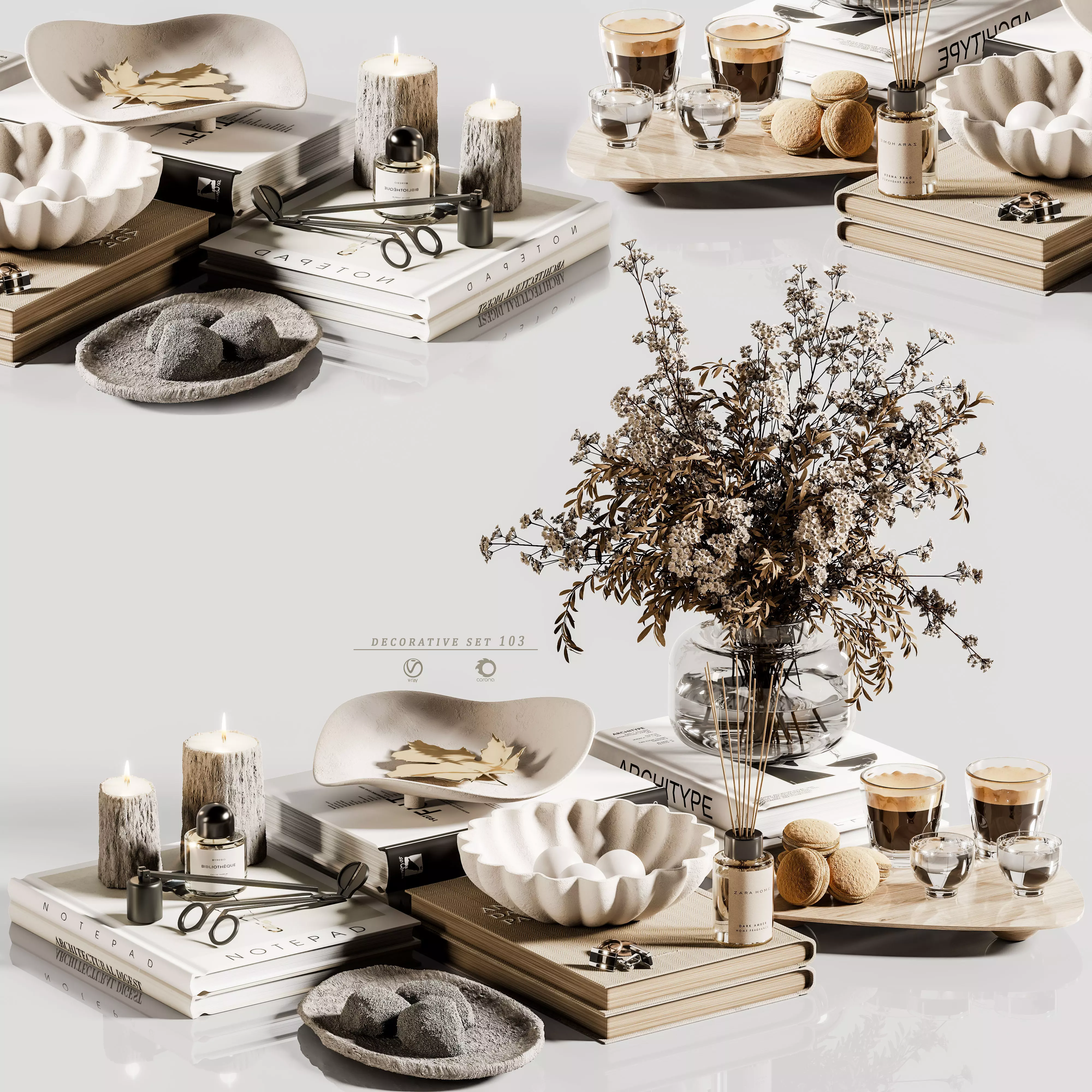 decorative set 103 3D model_0