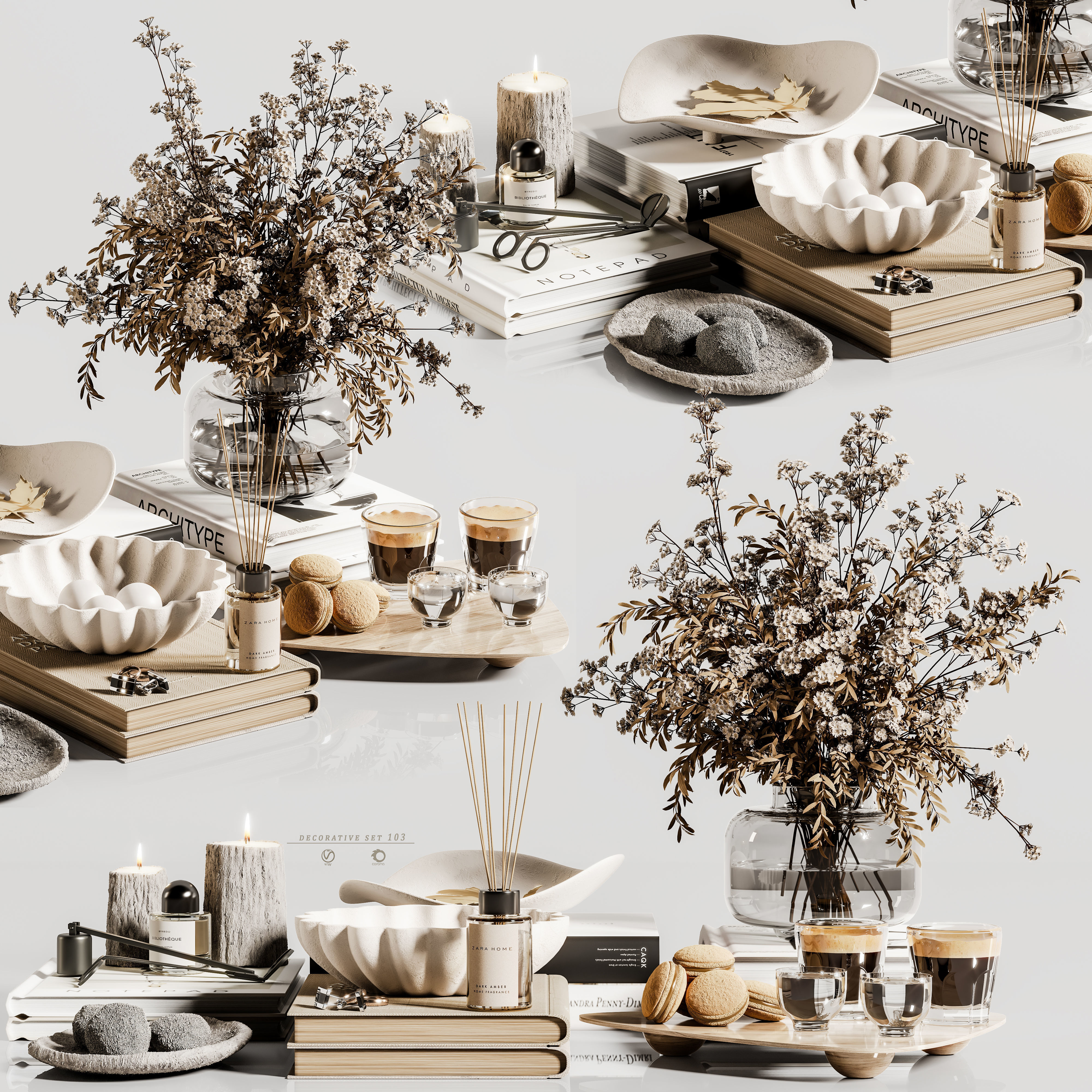 decorative set 103 3D model_1