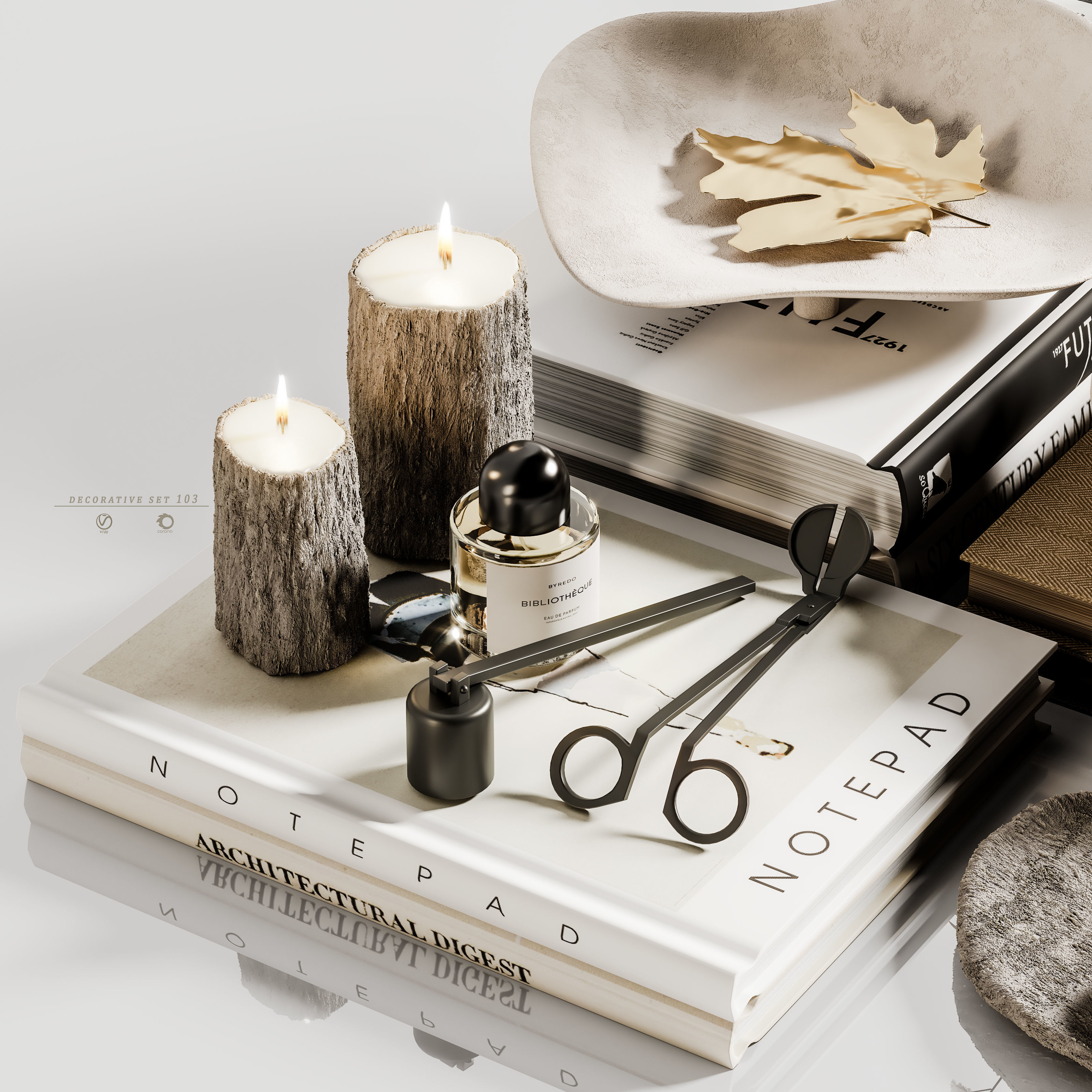 decorative set 103 3D model_5