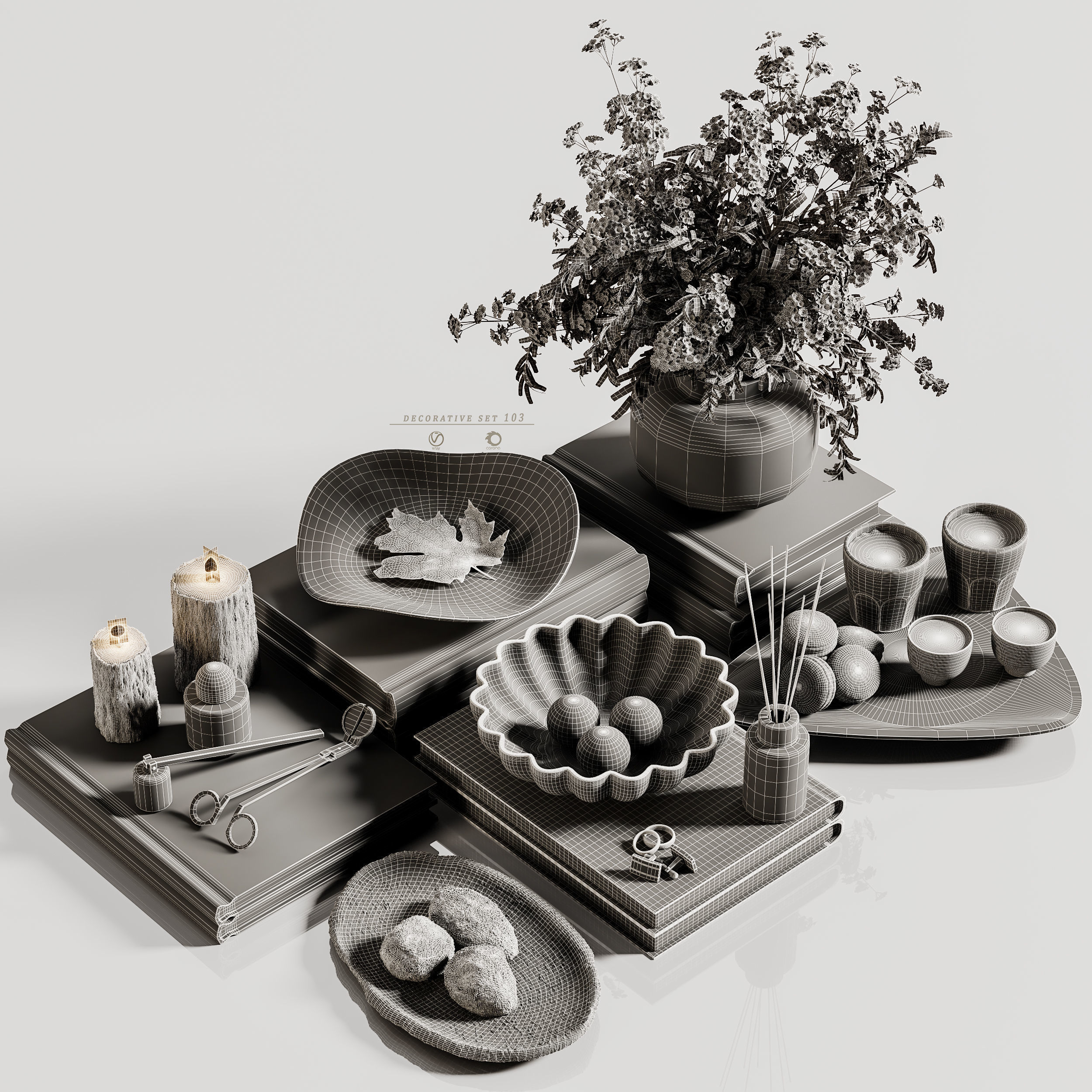 decorative set 103 3D model_6
