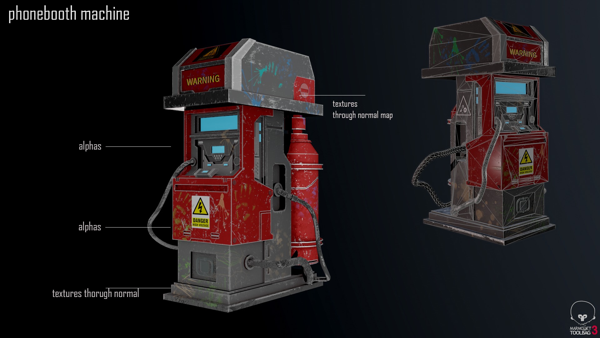 phonebooth machine 3D model_3