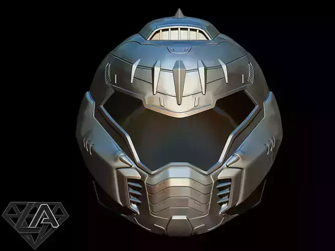Doom The Dark Ages helmet 3D print model