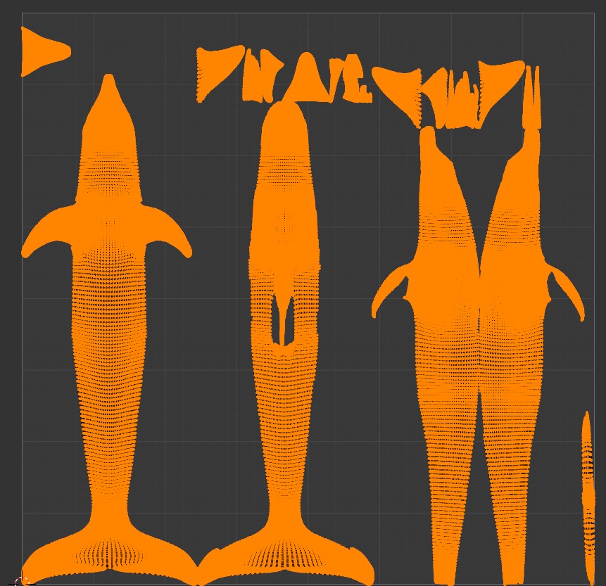 Cartoon Dolphin 3D model_8