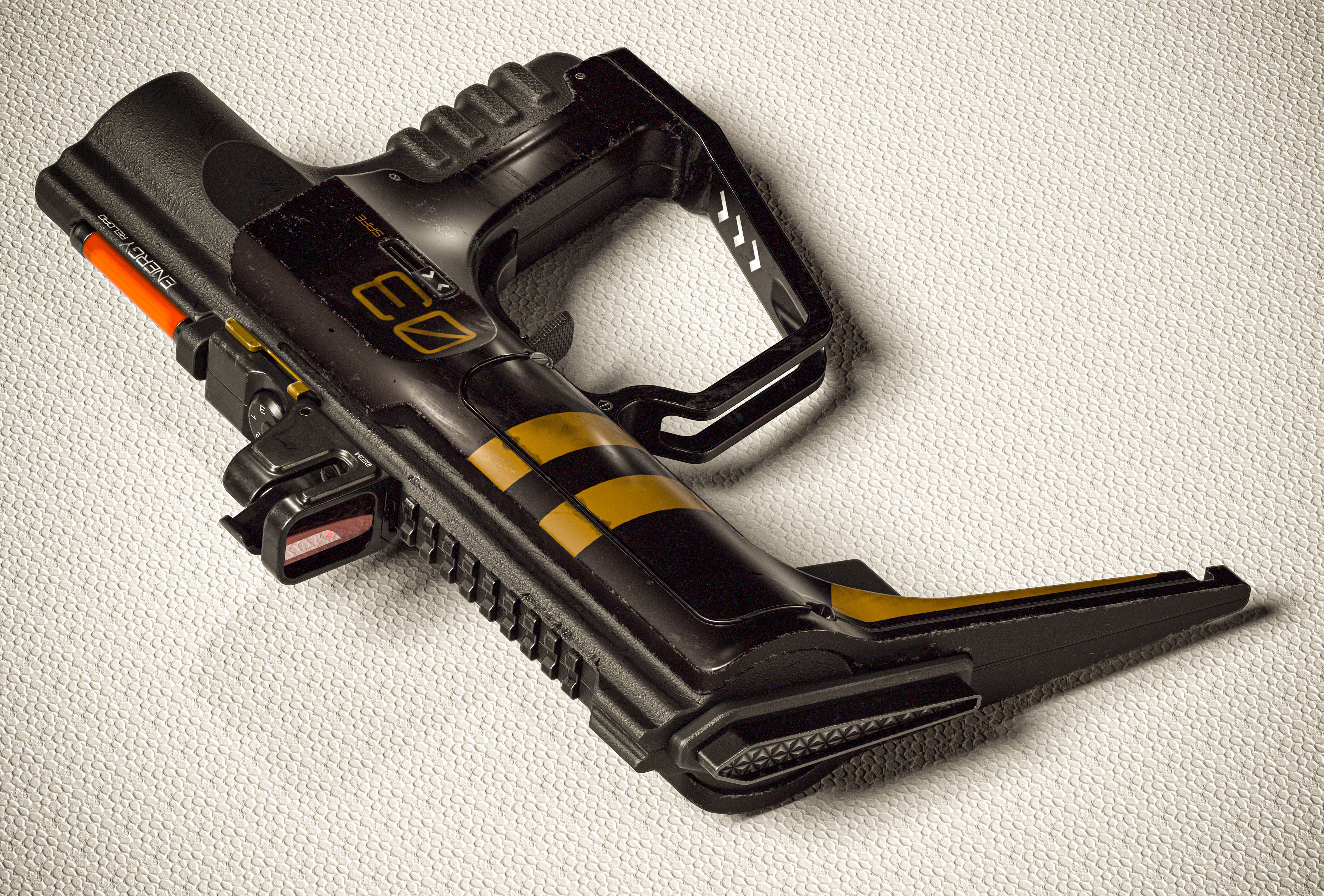 Sci-fi Beam SMG PBR Low-poly 3D model_3