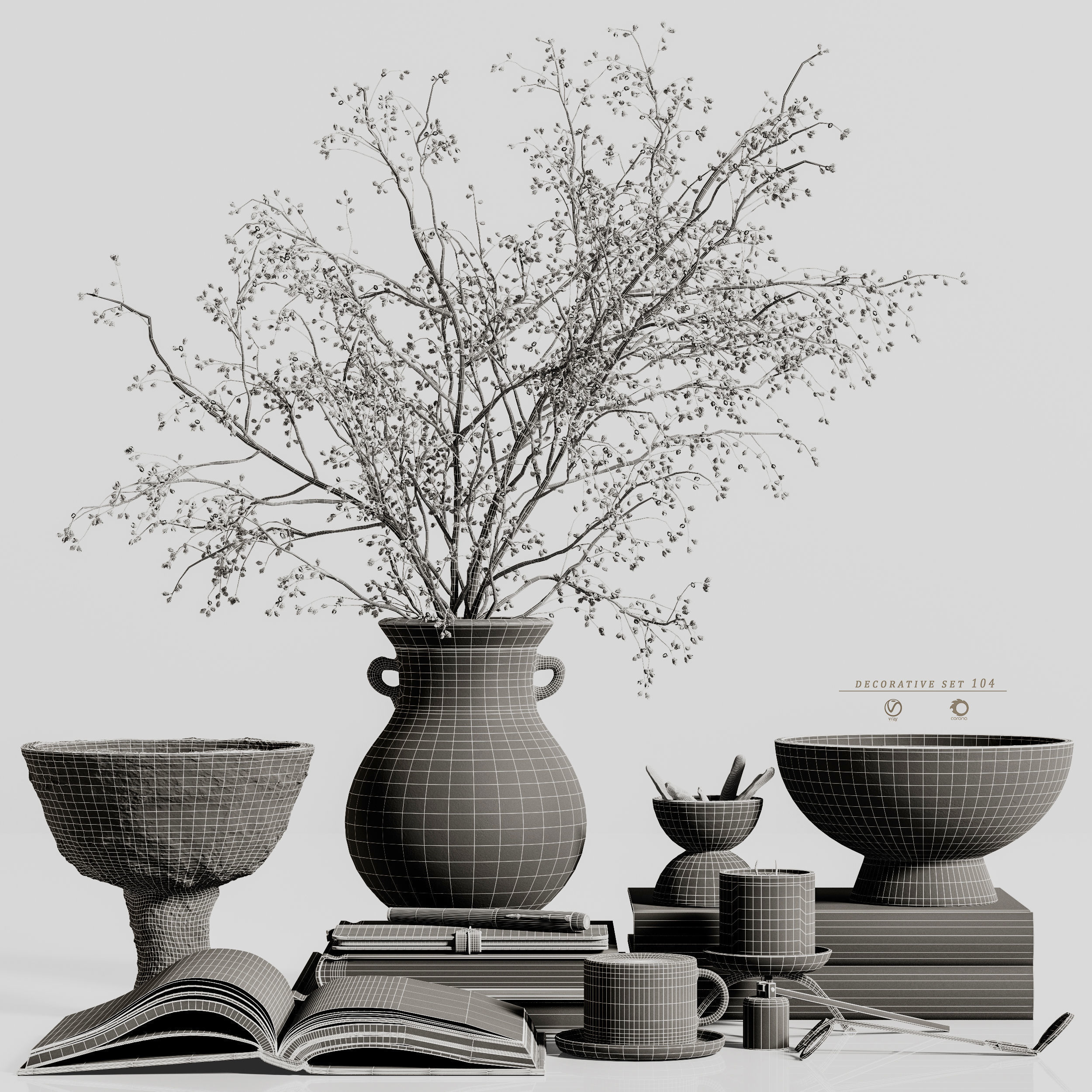 decorative set 104 3D model_6