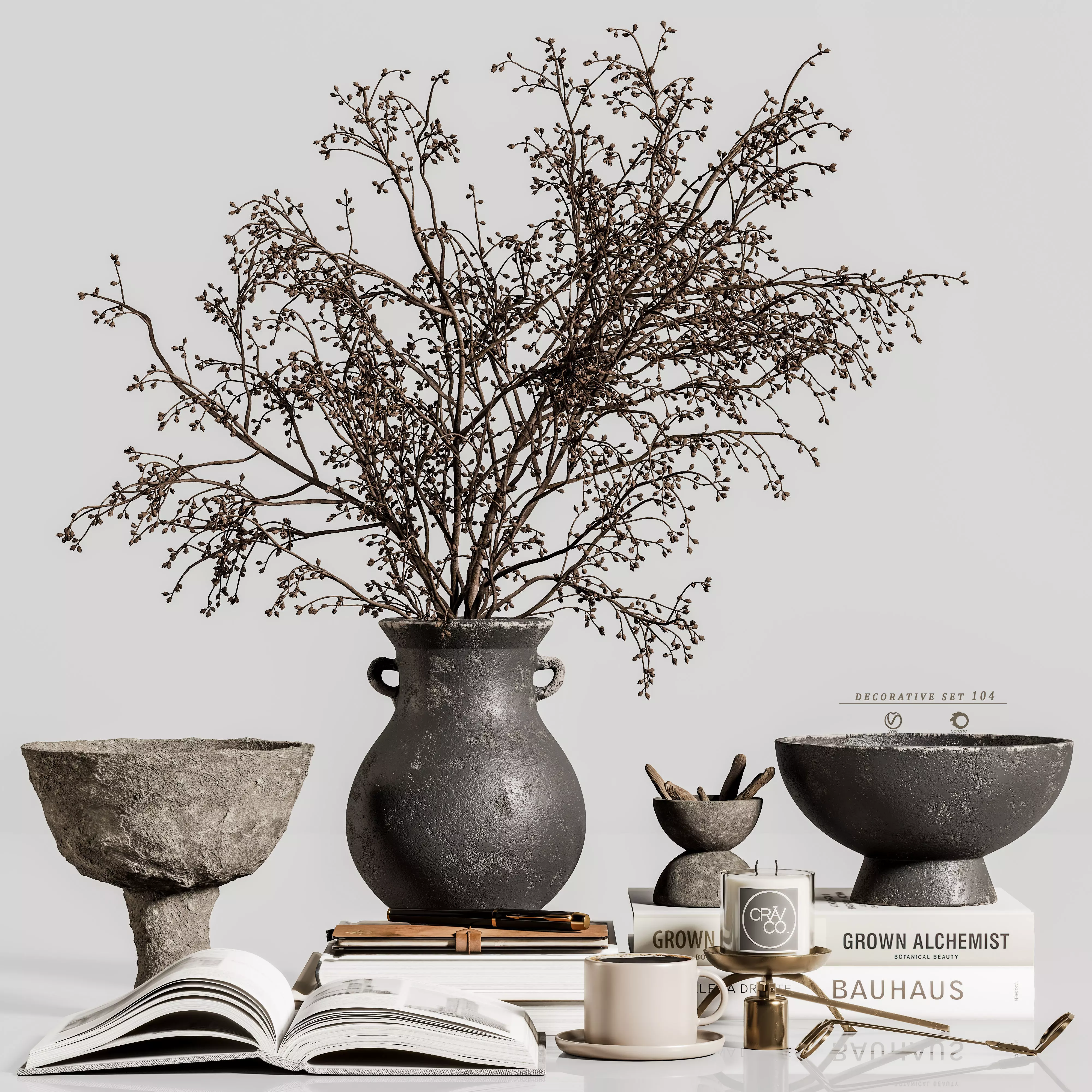 decorative set 104 3D model_0