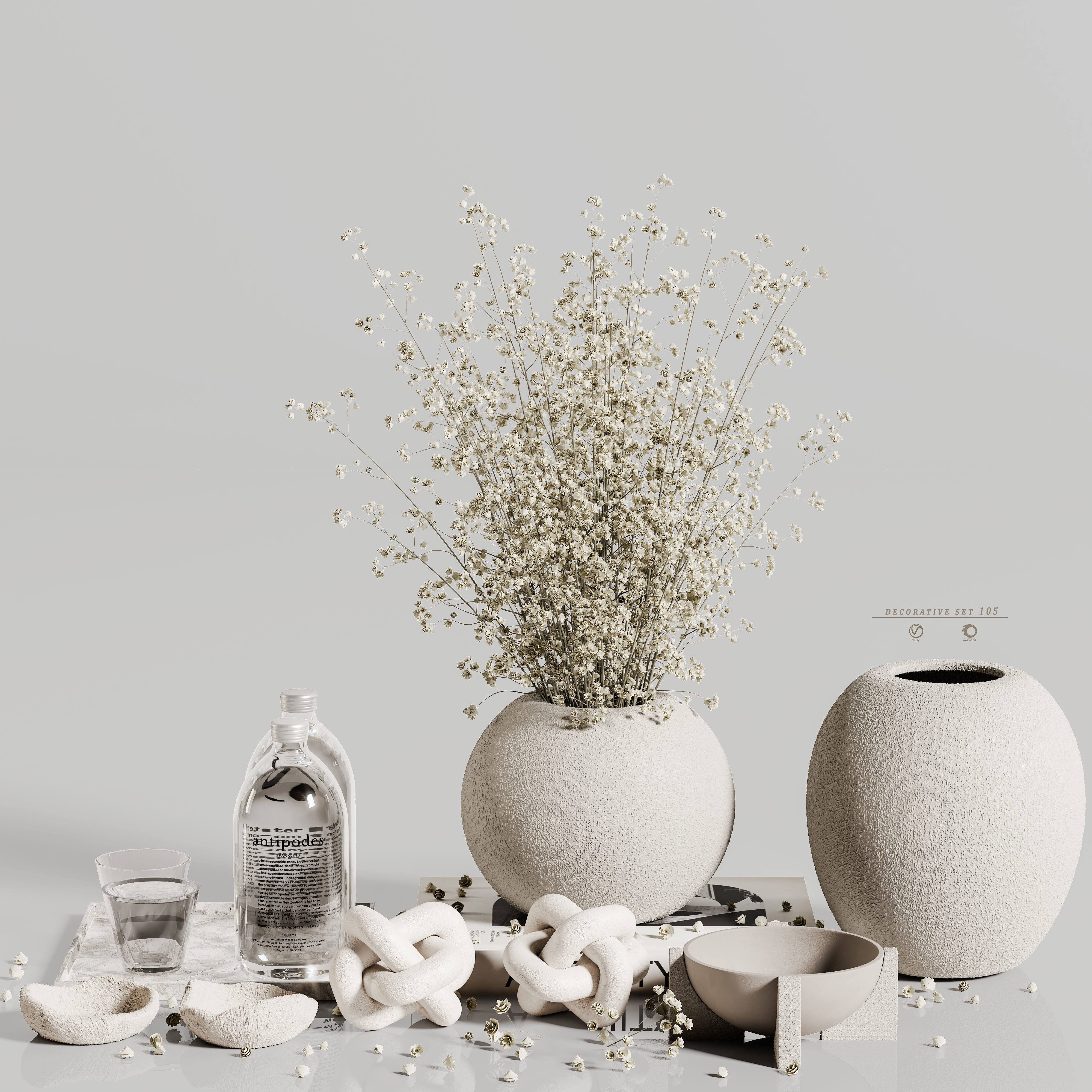 decorative set 105 3D model_1