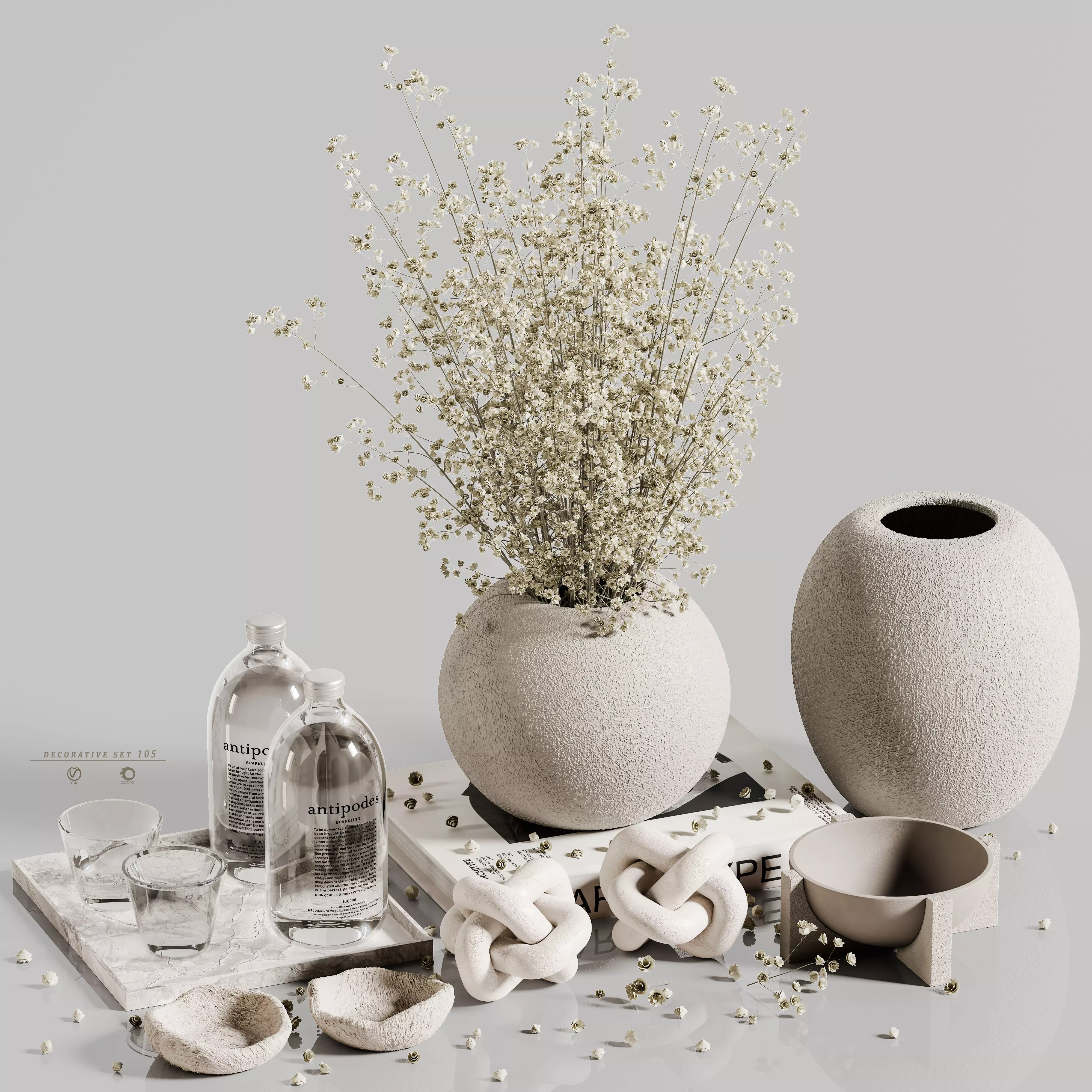 decorative set 105 3D model_0