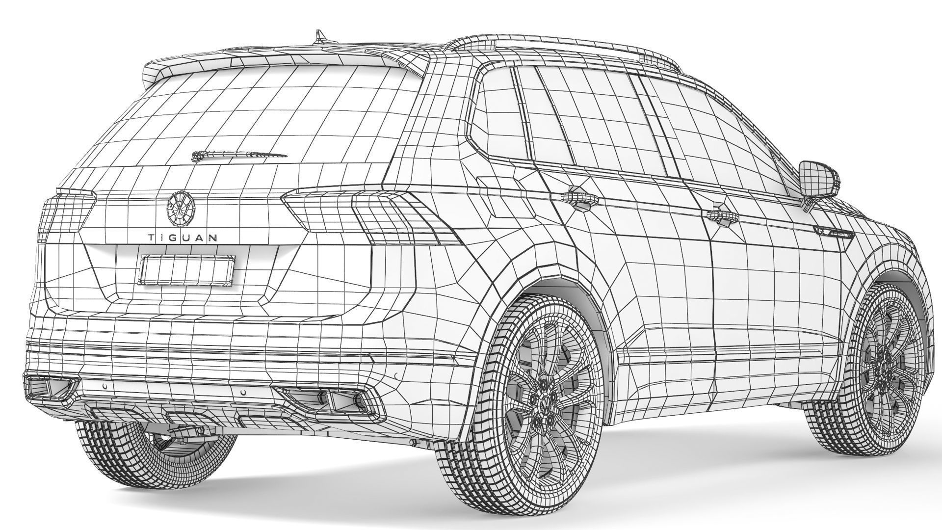Volkswagen Tiguan Allspace 2022 3D model_9