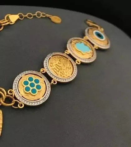 islamic uniq braclet  3D print model_0