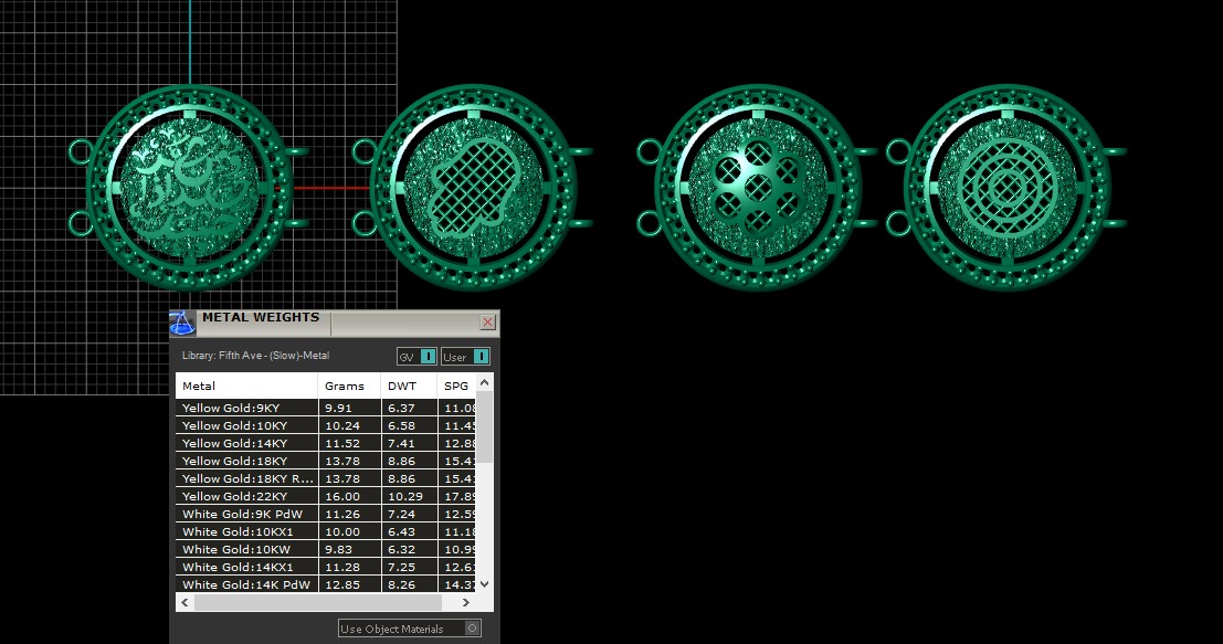 islamic uniq braclet  3D print model_5