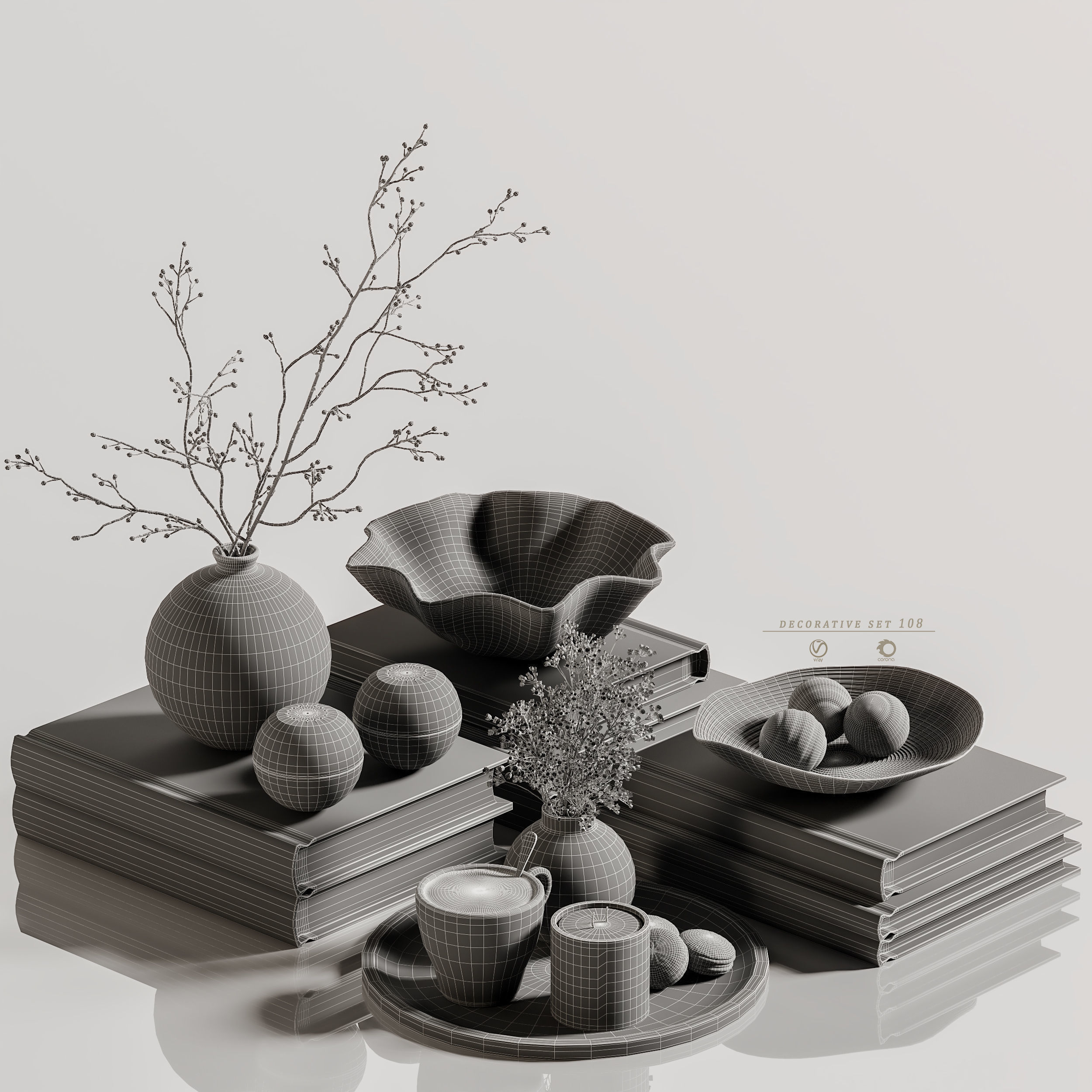 decorative set 108 3D model_5