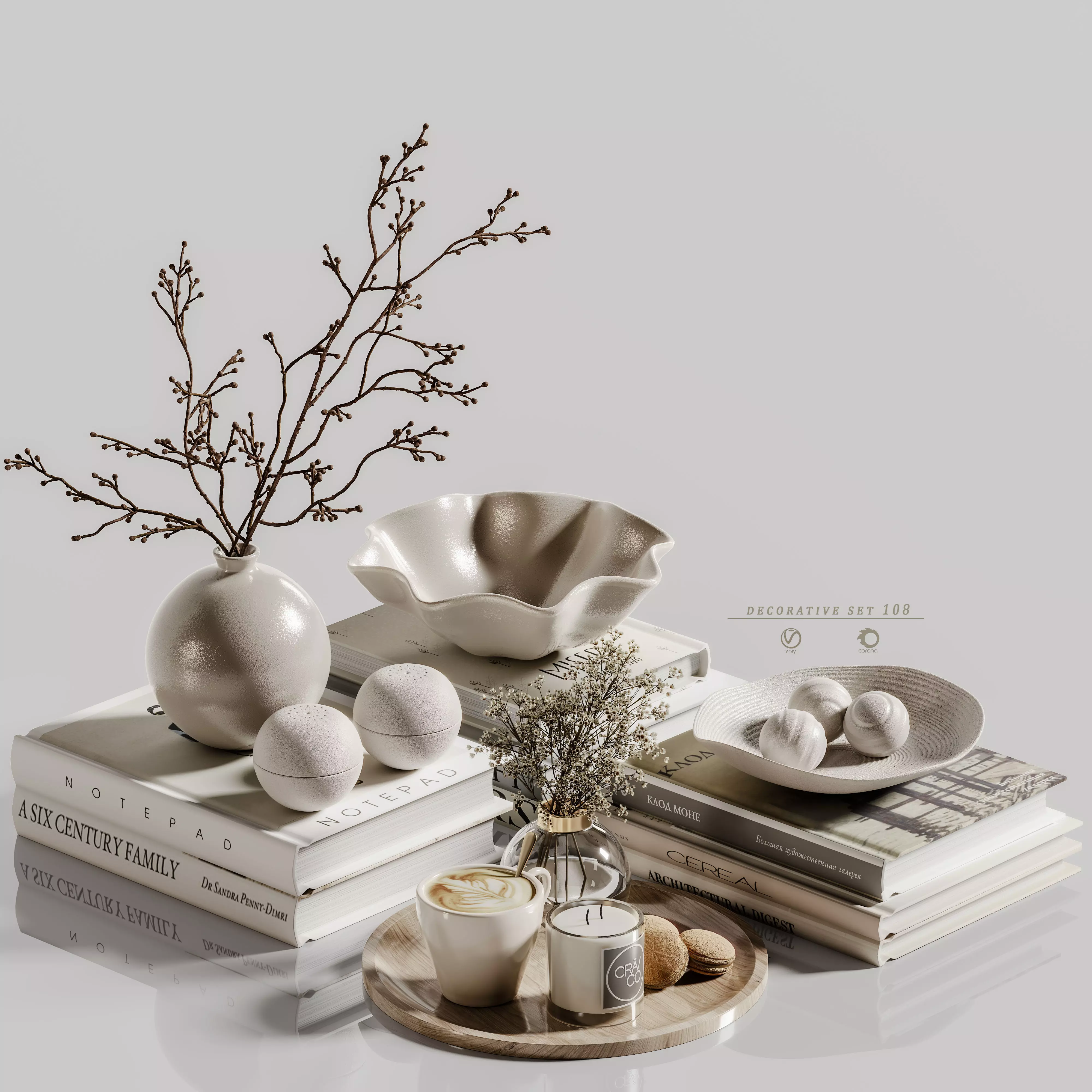 decorative set 108 3D model_0