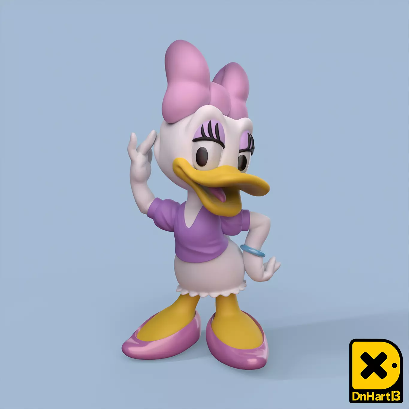 MiniPrint 011 - Daisy Duck 3D print model