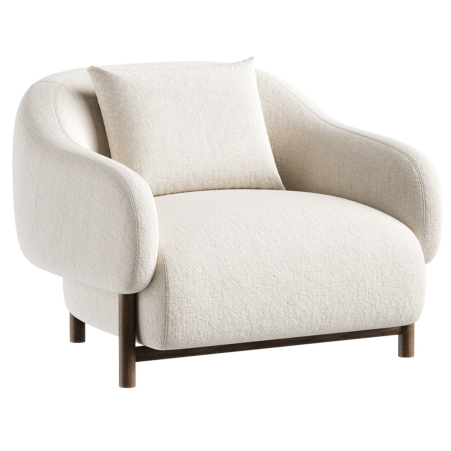 armchair 18 3D model_5