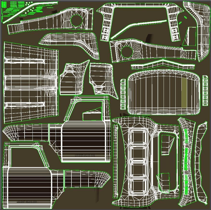 International Fleetstar tanker Low-poly 3D model_51