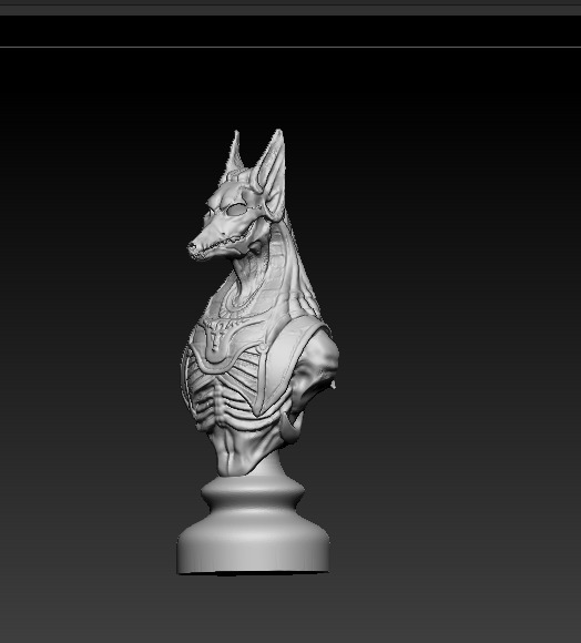 Skull Chess Piece 3D model 3D print model_3