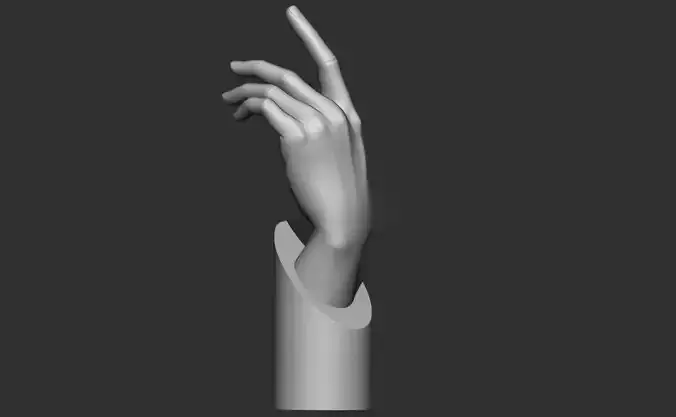 hand mannequin for jewelry 3d model for 3d printing
