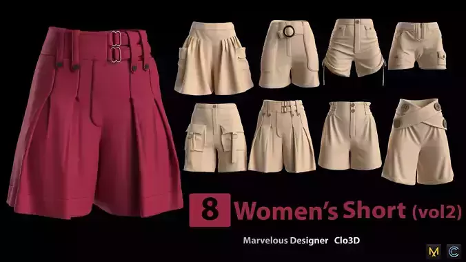 8 Womens Short -vol2