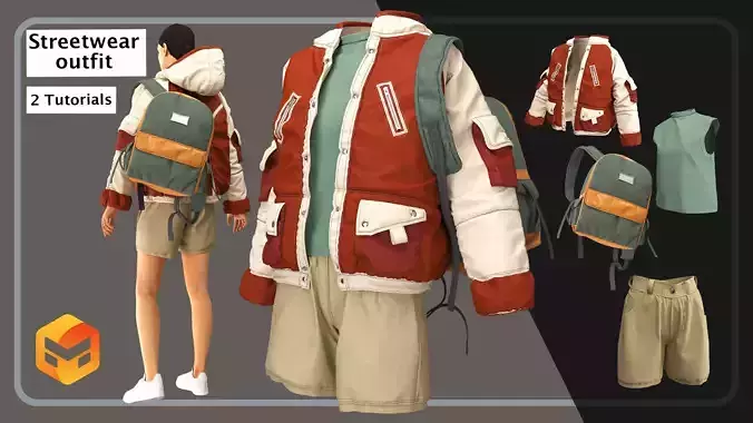 4 in 1 Casual streetwear Outfit PLUS 2 Tutorials