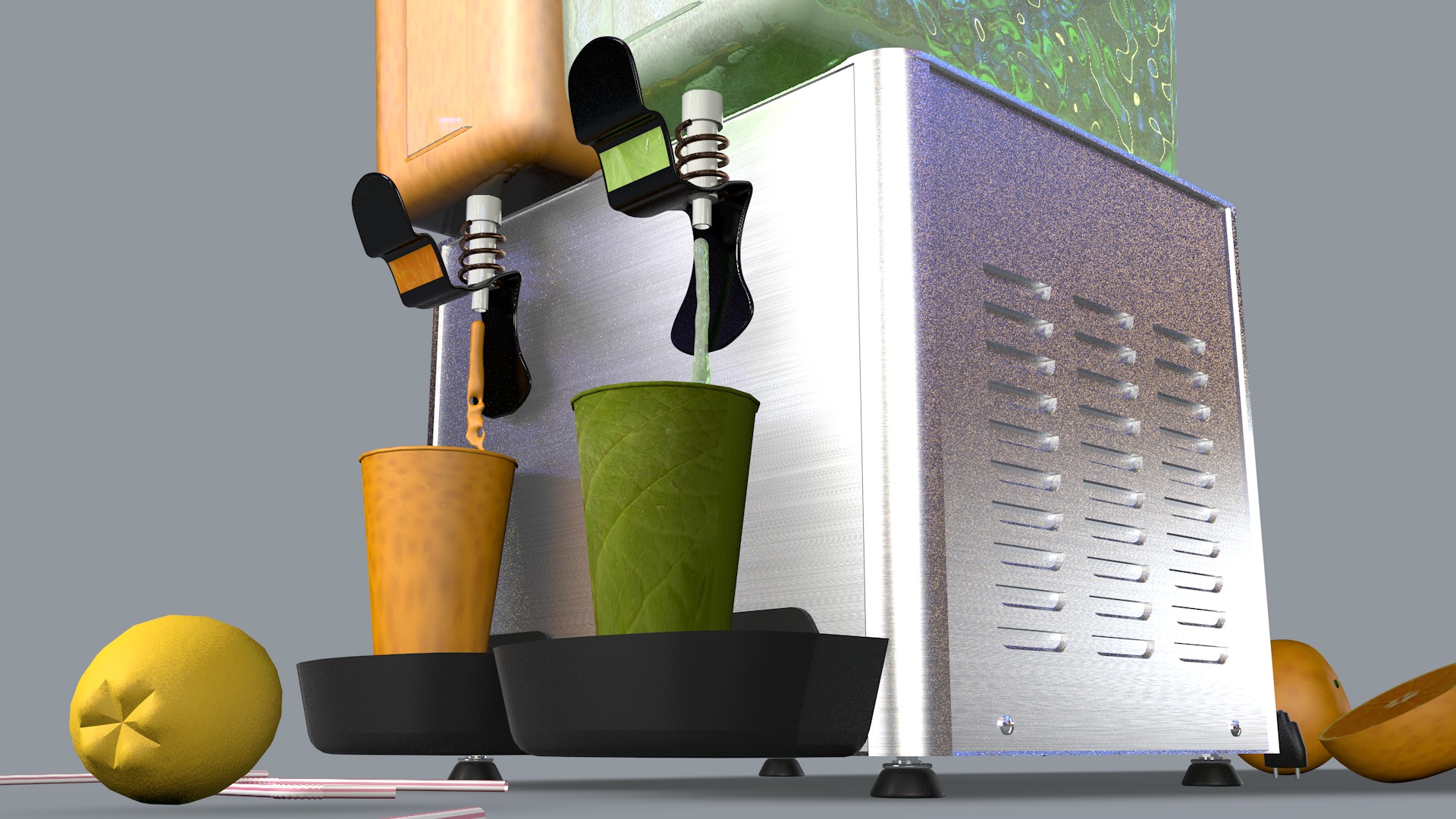 Juice Machine 3D model_11