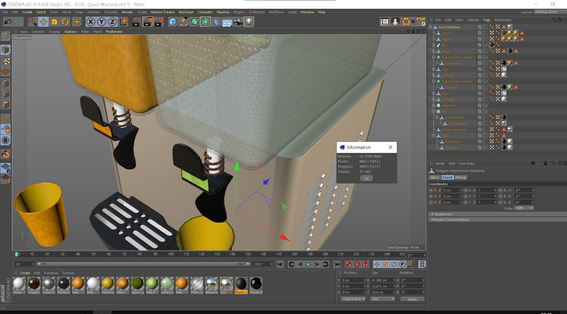 Juice Machine 3D model_13